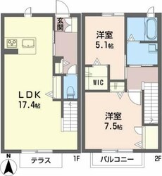 シャーメゾン庄町の物件間取画像